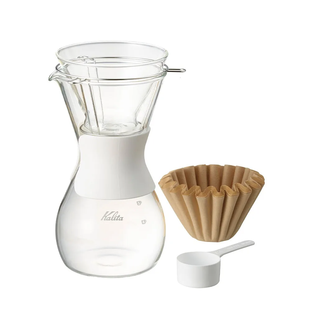 Conjunto para Filtrar Café Kalita Wave 185 600ml - Imagem 1