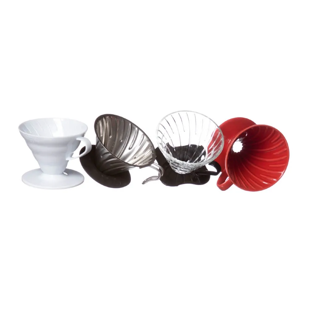 Coador Hario V60 Acrílico Branco Tamanho 02