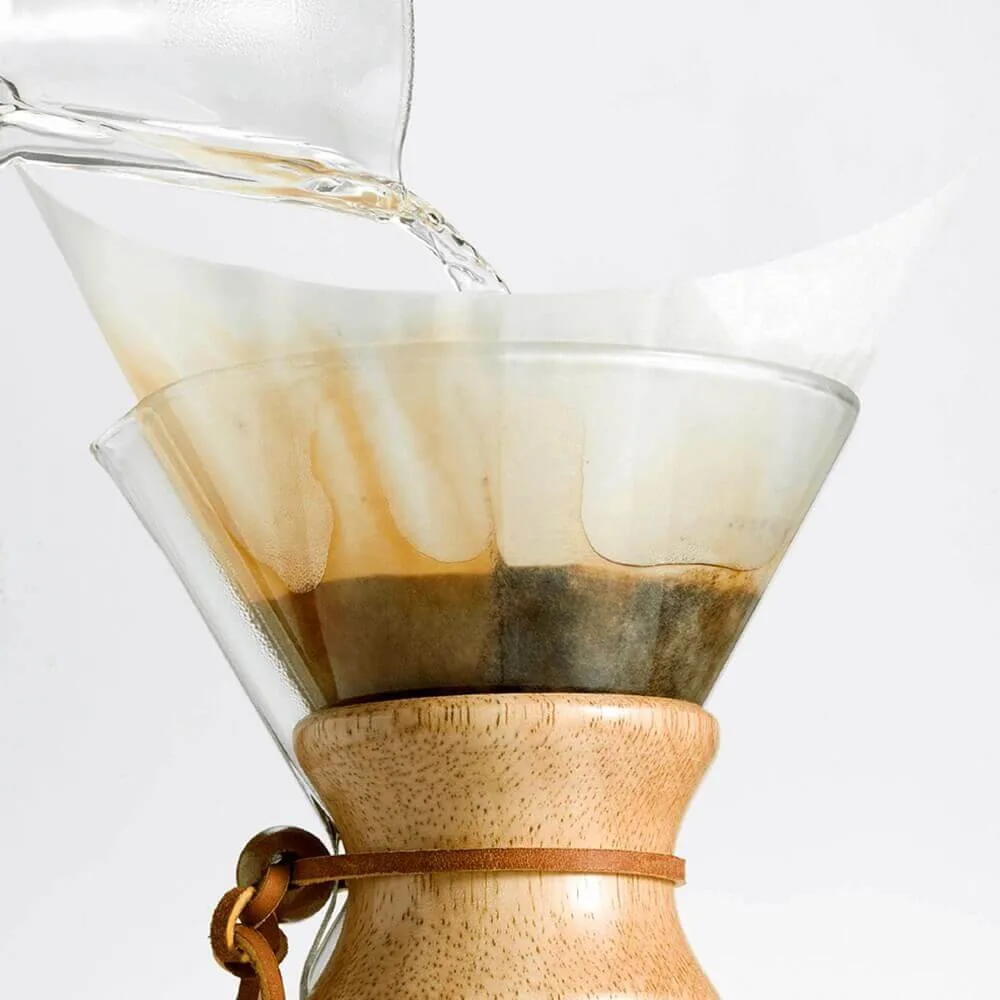 Coador Chemex com Colar de Madeira 6 Xícaras - Imagem 3
