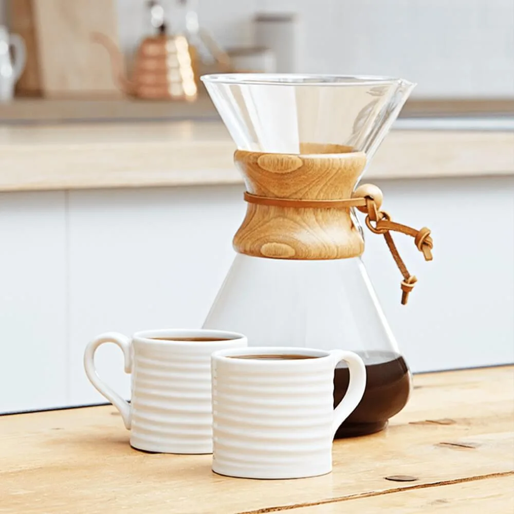 Coador Chemex com Colar de Madeira 6 Xícaras - Imagem 4