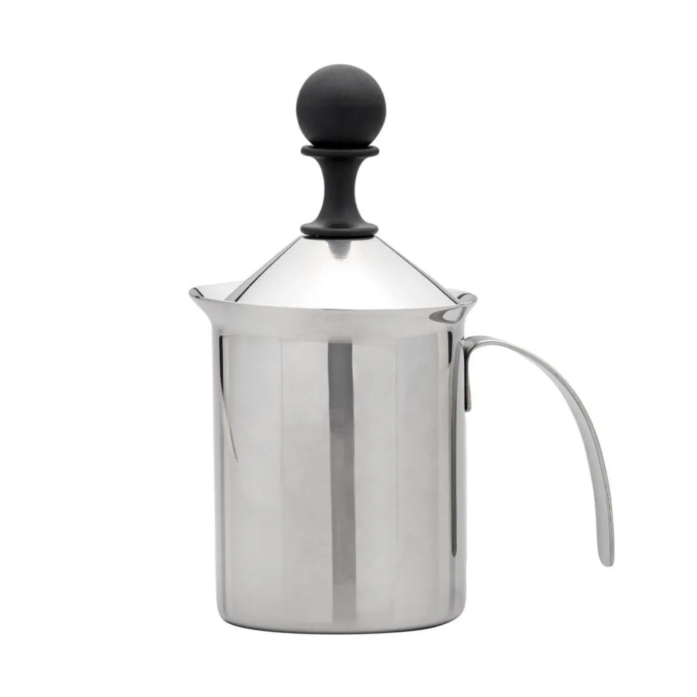 Espumador de Leite Manual Oxford em Aço Inox 400 ml - Imagem 1