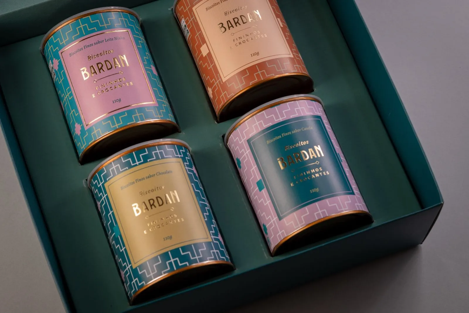 Box Biscoitos Bardan 4 unidades
