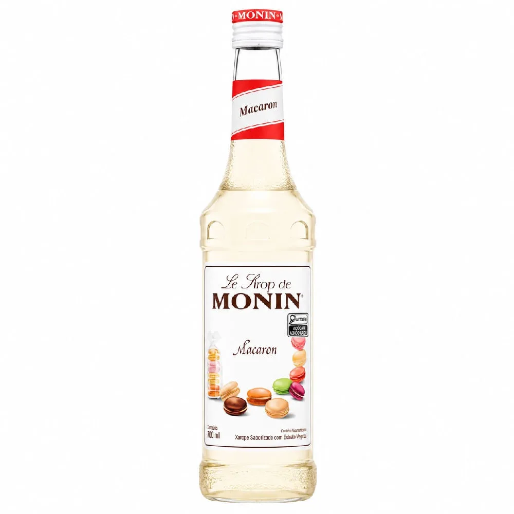 Xarope Monin Macaron 700 ml - Imagem 1