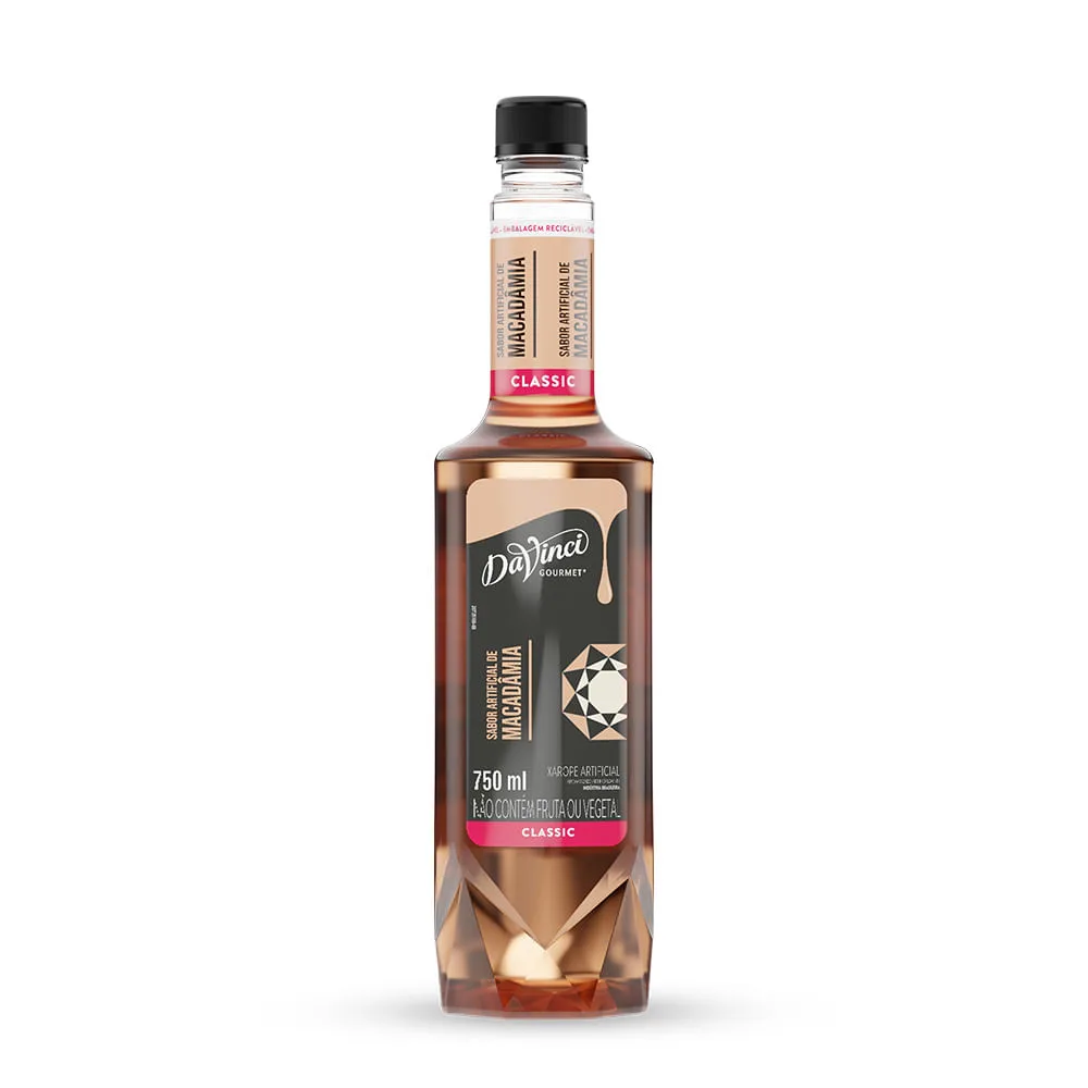 Xarope DaVinci Macadâmia 750 ml - Imagem 1